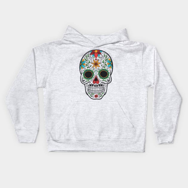 Sugar Skull Kids Hoodie by ArtGenicsByMaria